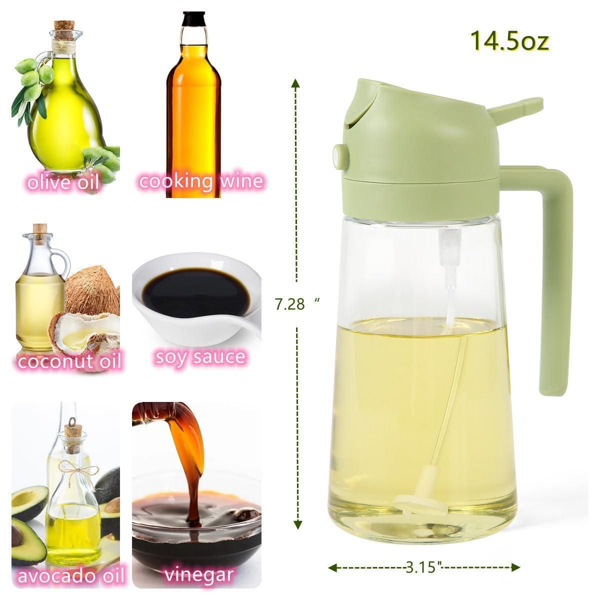 🤩2 in 1 Portable Oil Sprayer and Dispenser for Kitchen🤩