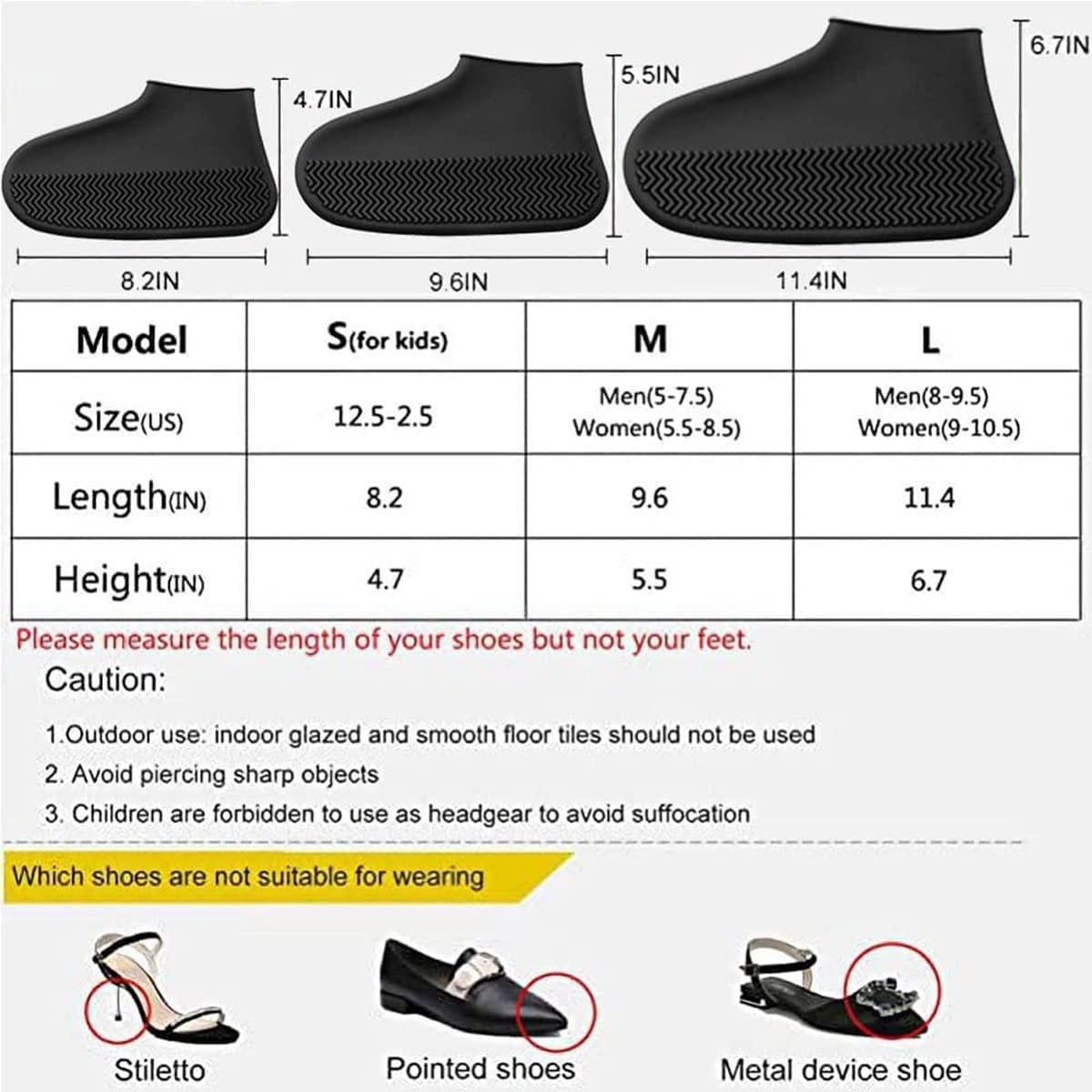 GripGuard™️ - Waterproof Reusable Anti-Skid Shoe Shields (Buy 1 Get 1 Free)