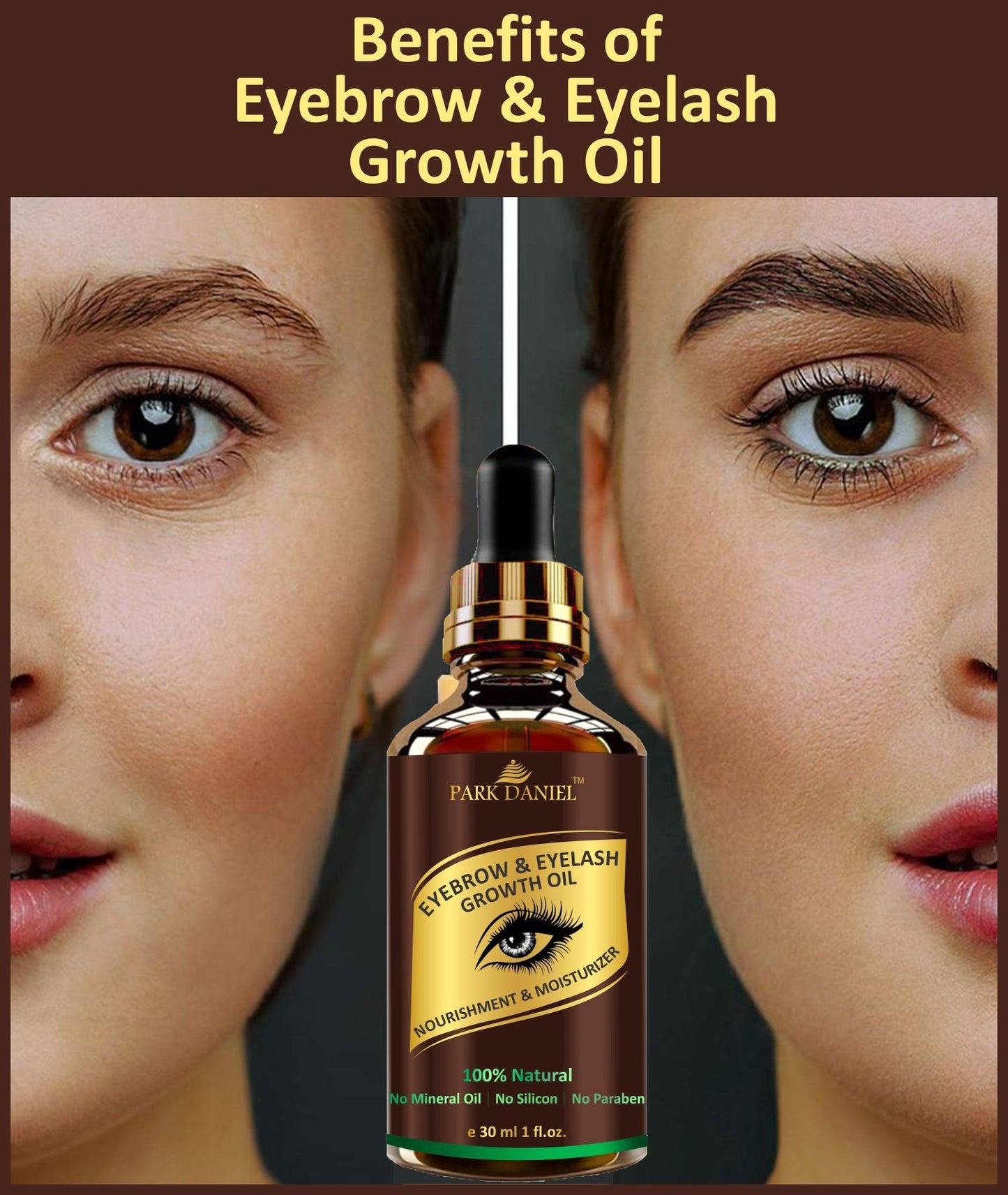 Eyebrow & Eyelashes Growth Oil