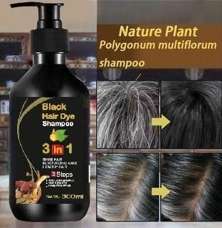 BLACK HAIR DYE SHAMPOO 3-IN-1 (NO SIDE EFFECT) - Buy 1 Get 1 Free 🔥