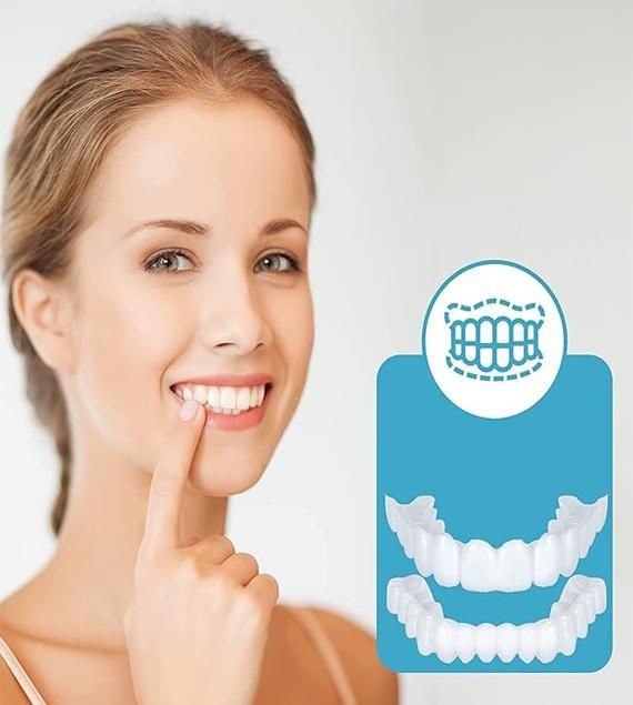 😍🦷Instant and Confident on Smile Fit Flex Cosmetic Teeth Denture Teeth😍🦷