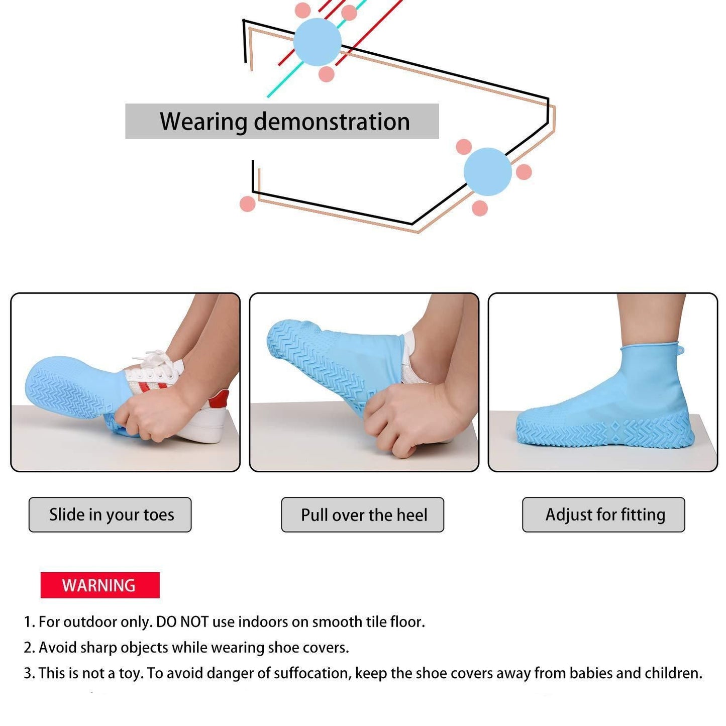 EXPSGripGuard™️ - Waterproof Reusable Anti-Skid Shoe Shields (Buy 1 Get 1 Free)