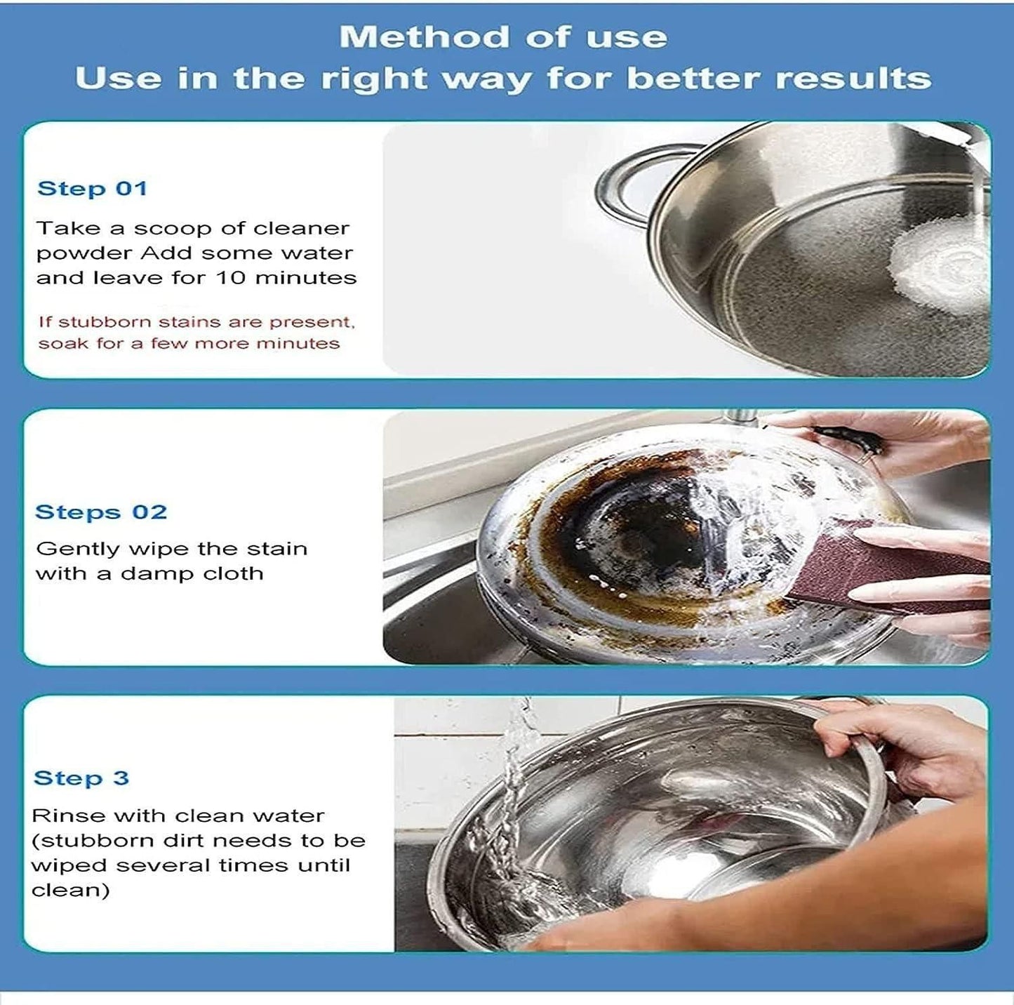 Foam Rust Remover Kitchen All-Purpose Cleaning Powder (Buy 1 Get 1 Free)