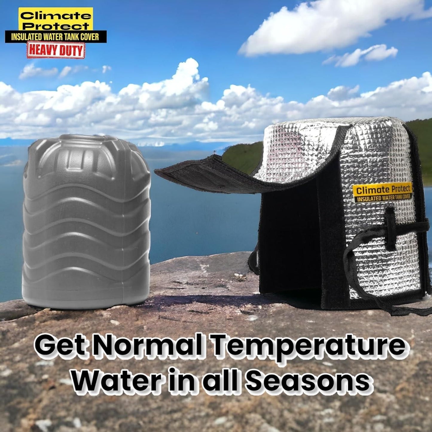 ❤️ FLAT 50% OFF 🏷️ThermoShield™️ - Premium Water Tank Insulation Cover