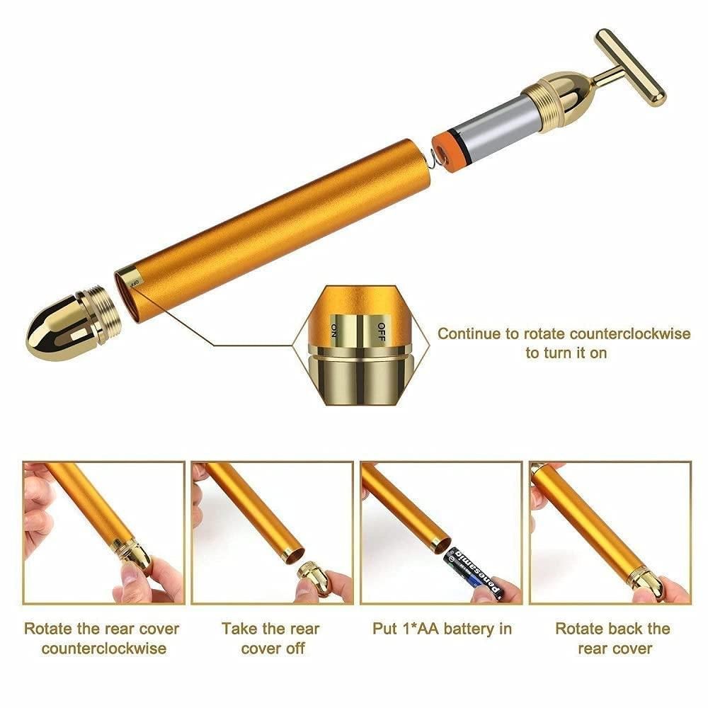 🌟24K Gold Electric Facial Massage Roller🌟