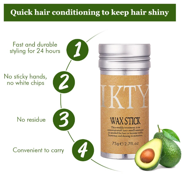 Non-greasy Hair Styling Wax Stick