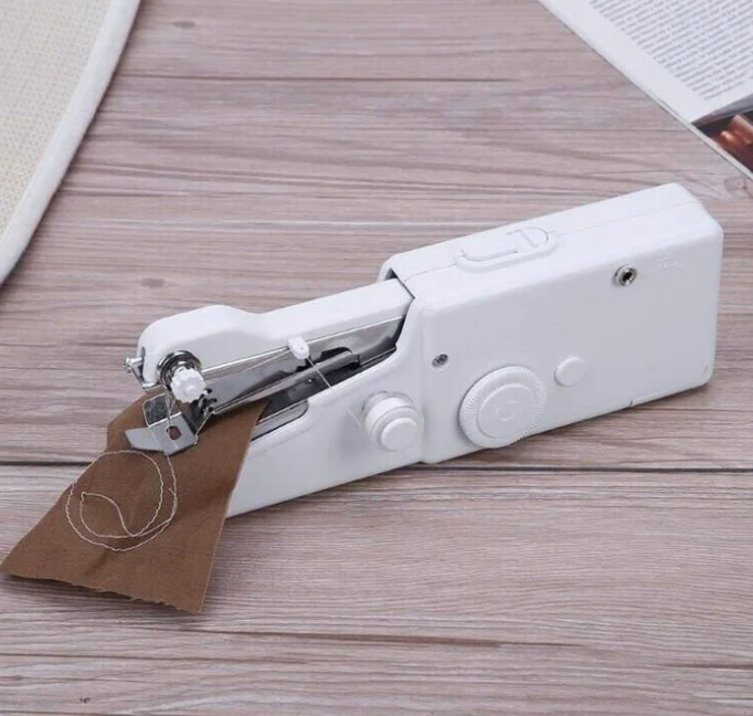 Stitch Handheld Cordless Portable White Sewing Machine