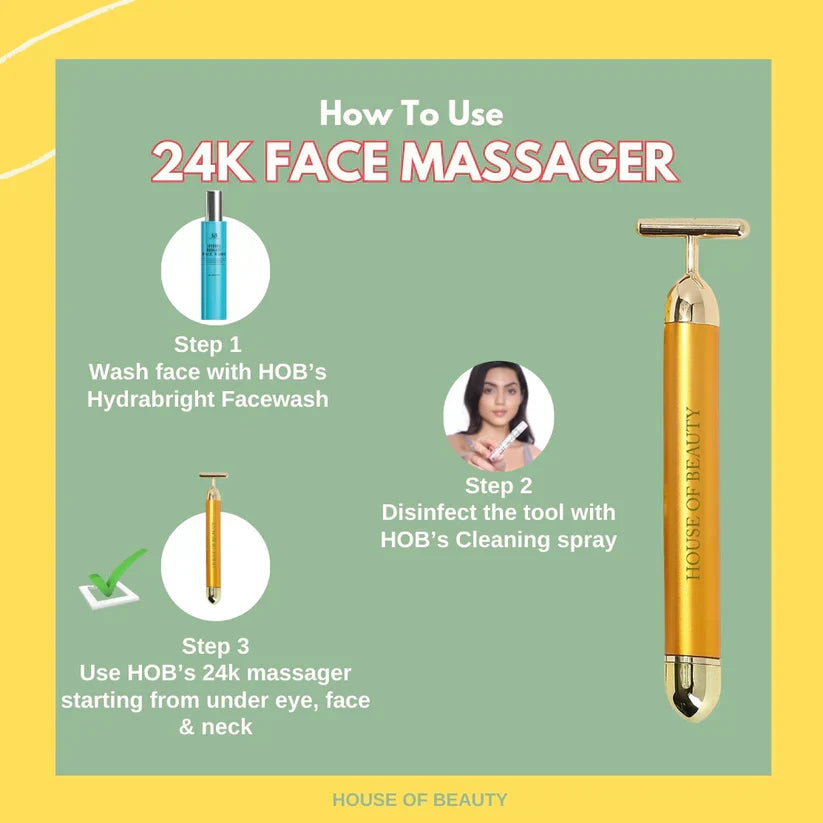 🌟24K Gold Electric Facial Massage Roller🌟