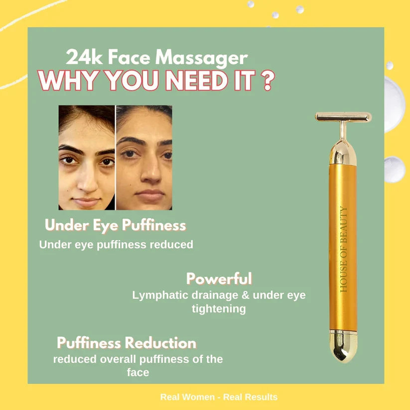 🌟24K Gold Electric Facial Massage Roller🌟