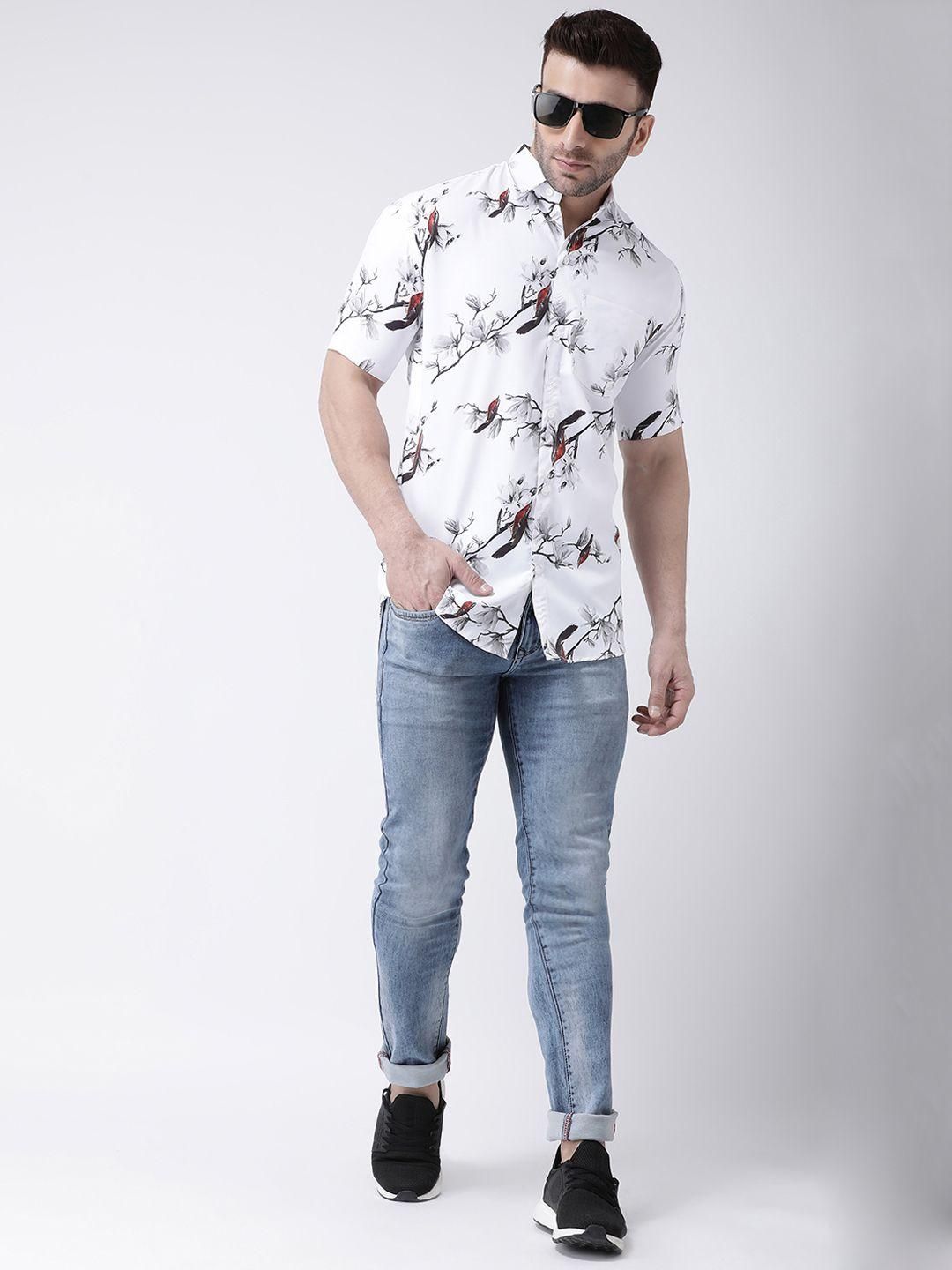 RAIG Printed Half Sleeves Casual Shirts
