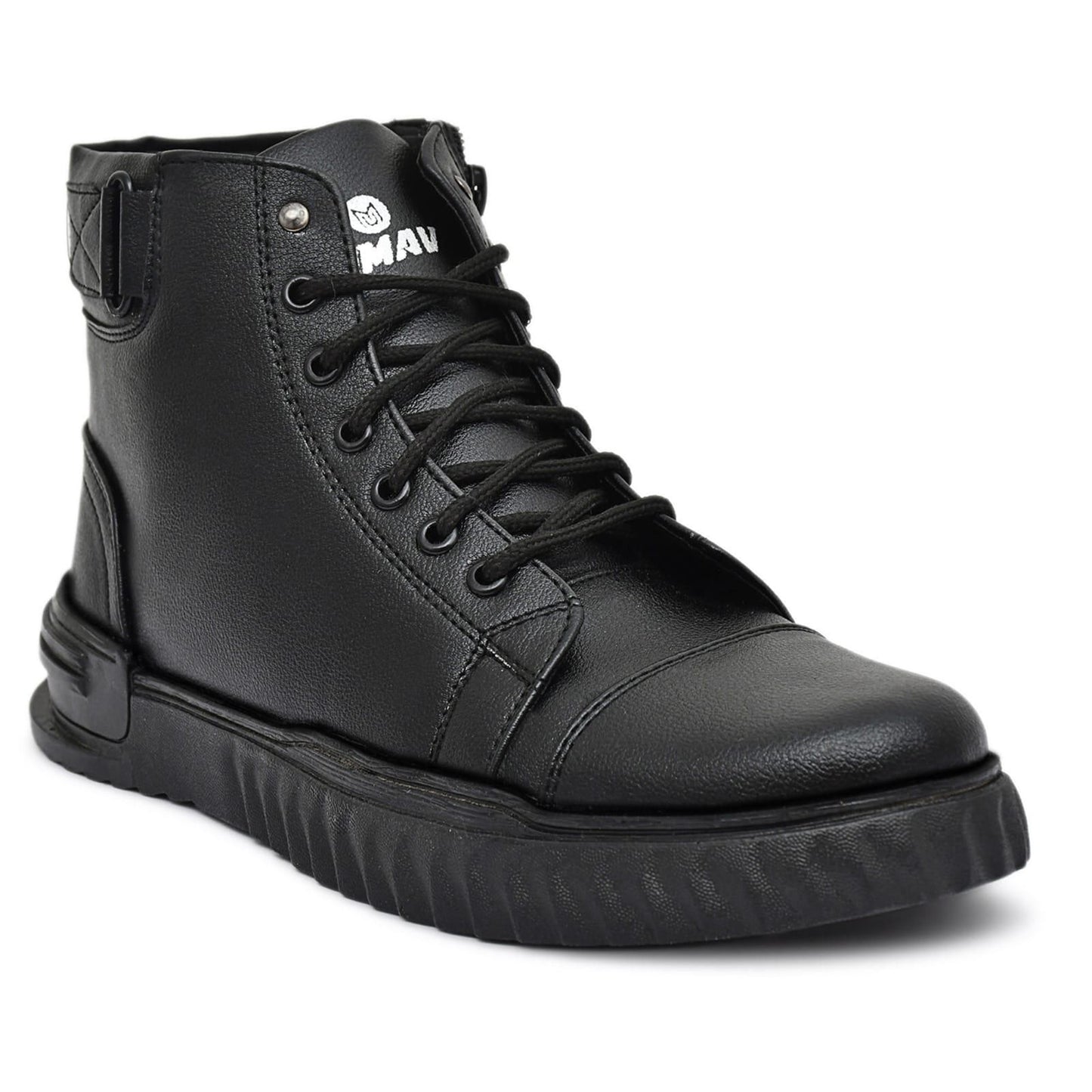 Men's Black Korean Style Boots