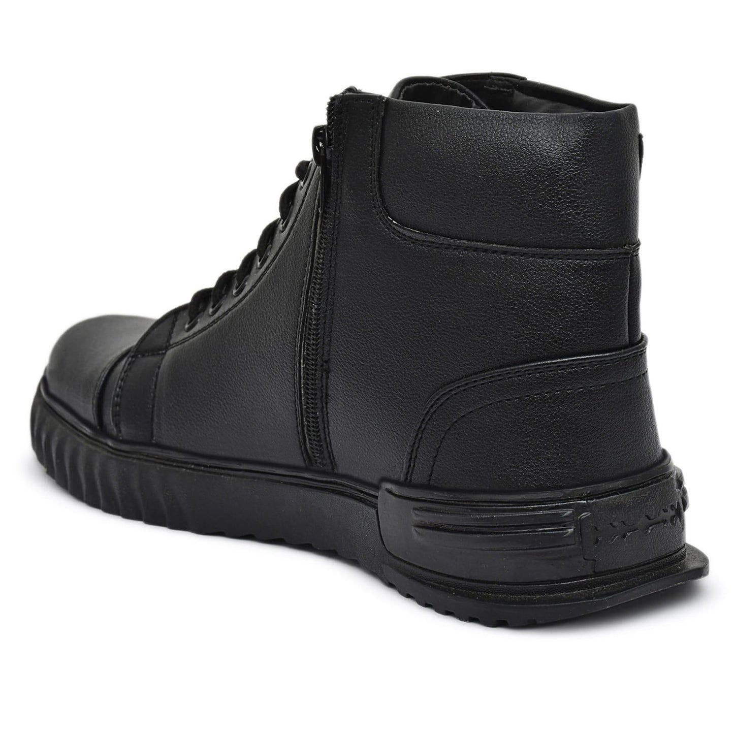 Men's Black Korean Style Boots