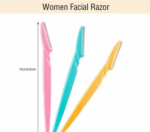 Eyebrow and Facial Razor(Pack of 3)