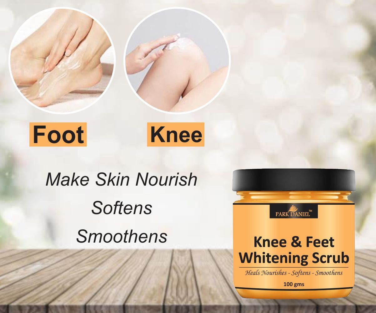 Knee and Feet Whitening Scrub | Body & Facial Cleaning Scrub Skin Polishing