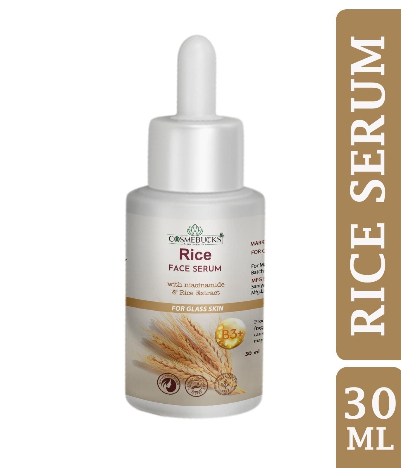 Rice Water & Niacinamide Serum For Glass Skin(Pack of 2)
