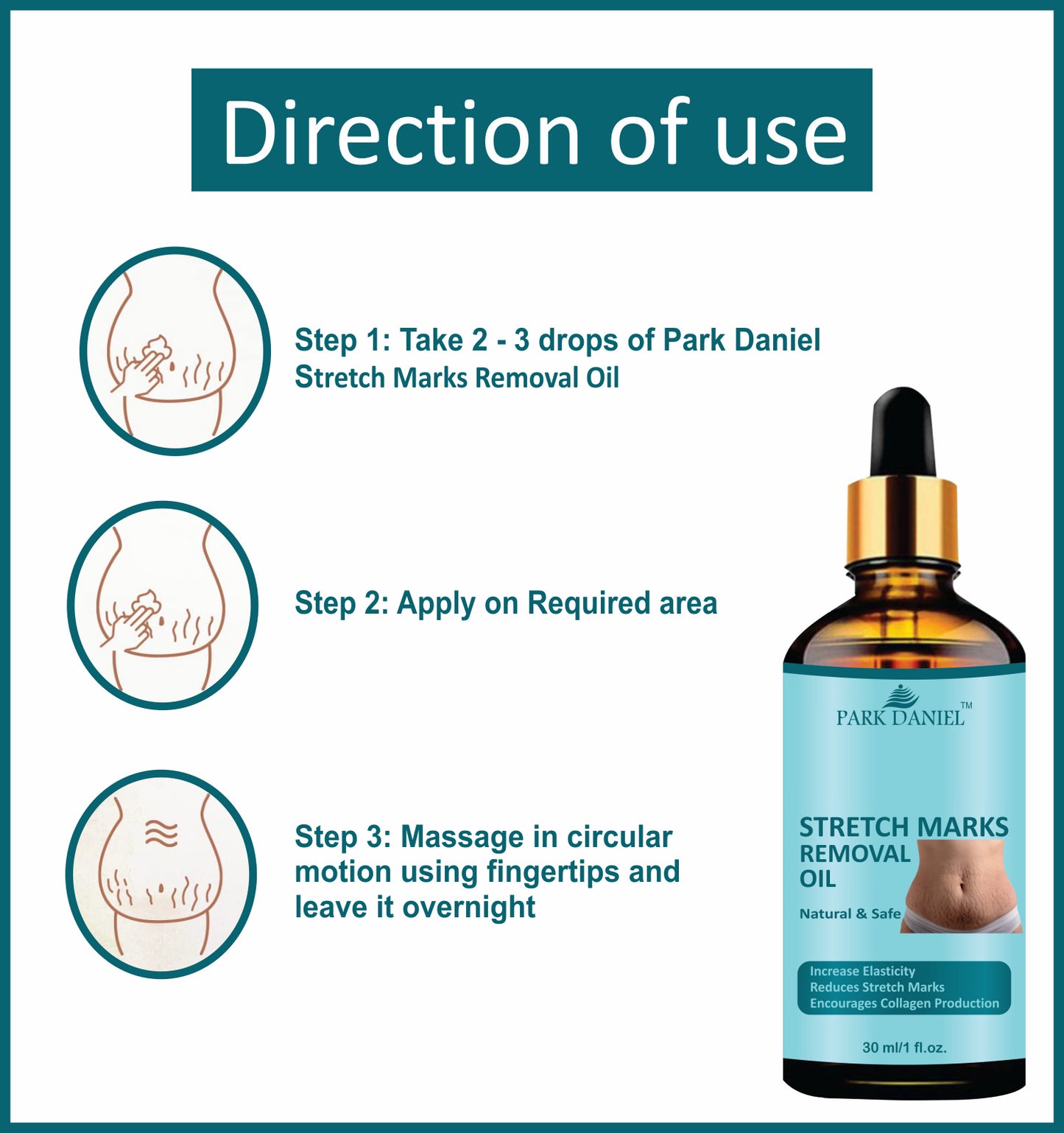 Premium Stretch Marks Removal Oil