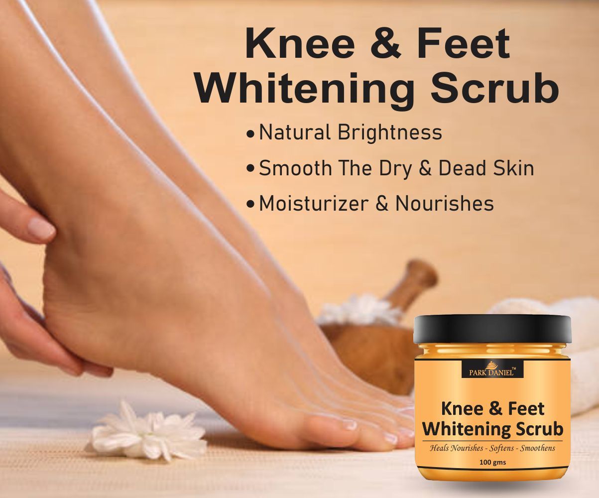 Knee and Feet Whitening Scrub | Body & Facial Cleaning Scrub Skin Polishing