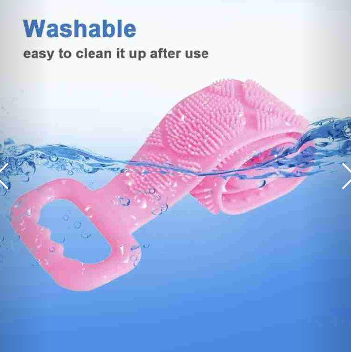Silicone Double Side Body Back Scrubber