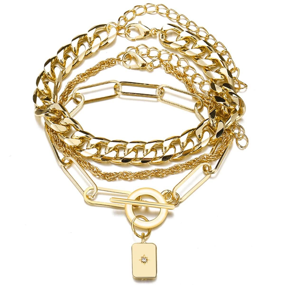 Beautiful American Diamond Bracelets ( Pack of 3) Success