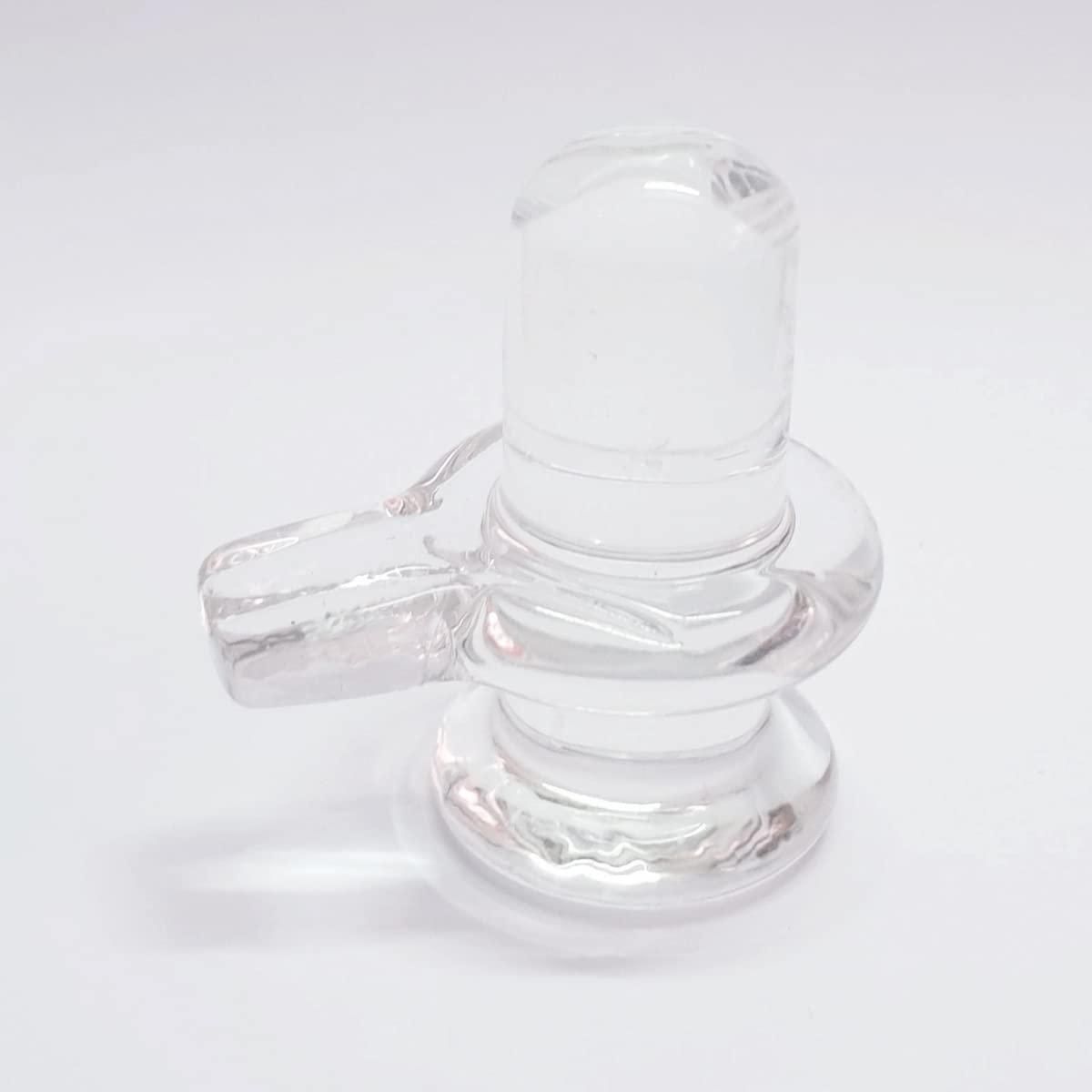 Crystal White Sphatik Shivling