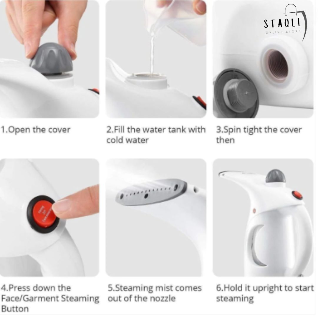 Portable Garment & Beauty Facial Steamer