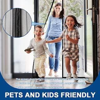 Magic Mesh Magnetic Door Curtain(Size: 4 Foot/ 7 Foot)