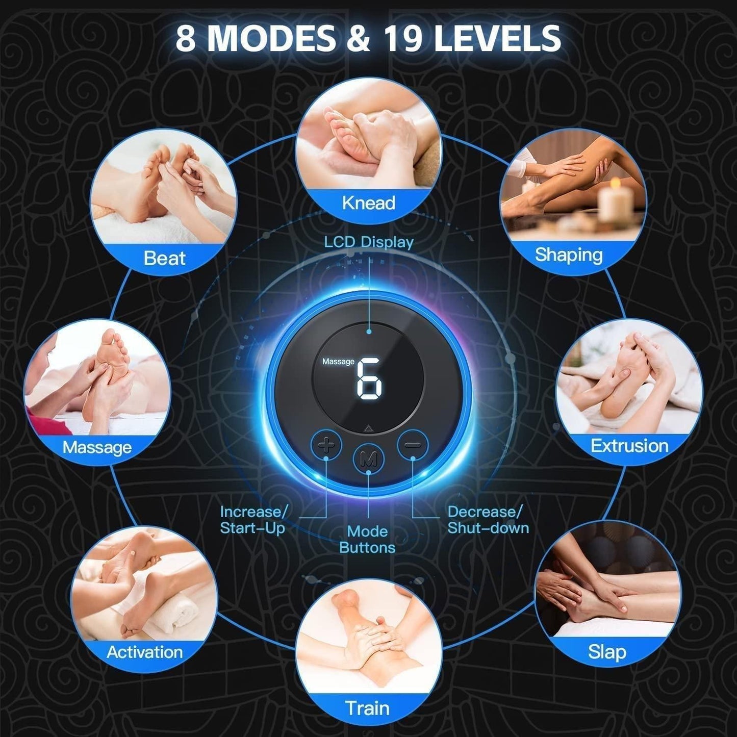 Wireless EMS Foot Massager