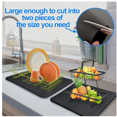 🤩Quick Dish Drying Mat    [Buy 1 Get 1 free]🤩