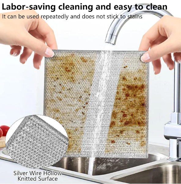 Multipurpose Non-Scratch Wire Dishwashing Cloth