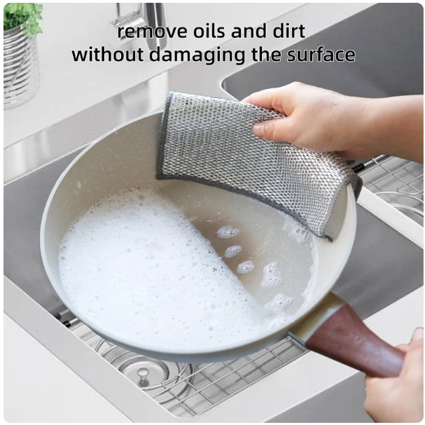 Multipurpose Non-Scratch Wire Dishwashing Cloth