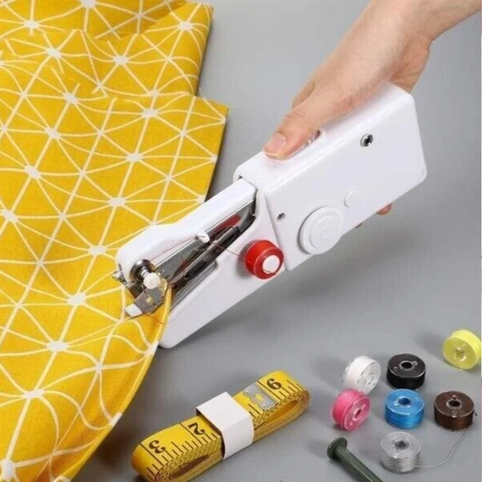 Stitch Handheld Cordless Portable White Sewing Machine