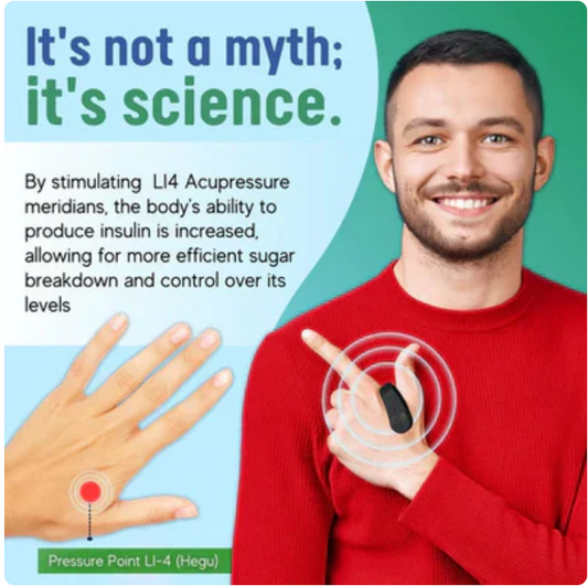 Acuplus+ Sugar Control LI4 Acupressure Point Clip | 🏷️SALE Flat 50% OFF | 🔥Buy 1 Get 1 Free