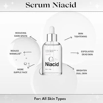🤩Niacid Face Serum Fight And Fade Acne Marks [🔥Buy 1 Get 1 Free🔥]🤩