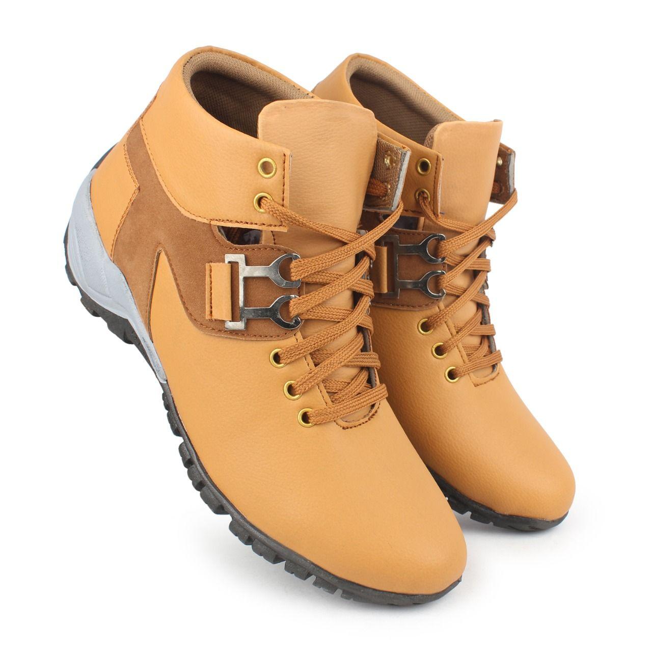 RuggedVista Brown Shoes For Men