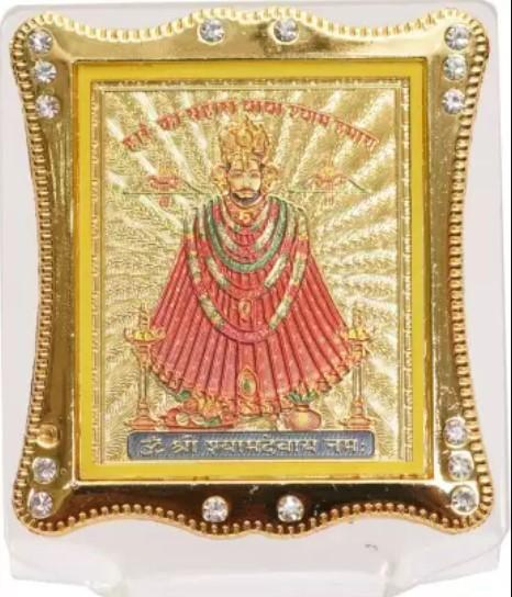 Khatu Shyam ji Gold Plated Idol