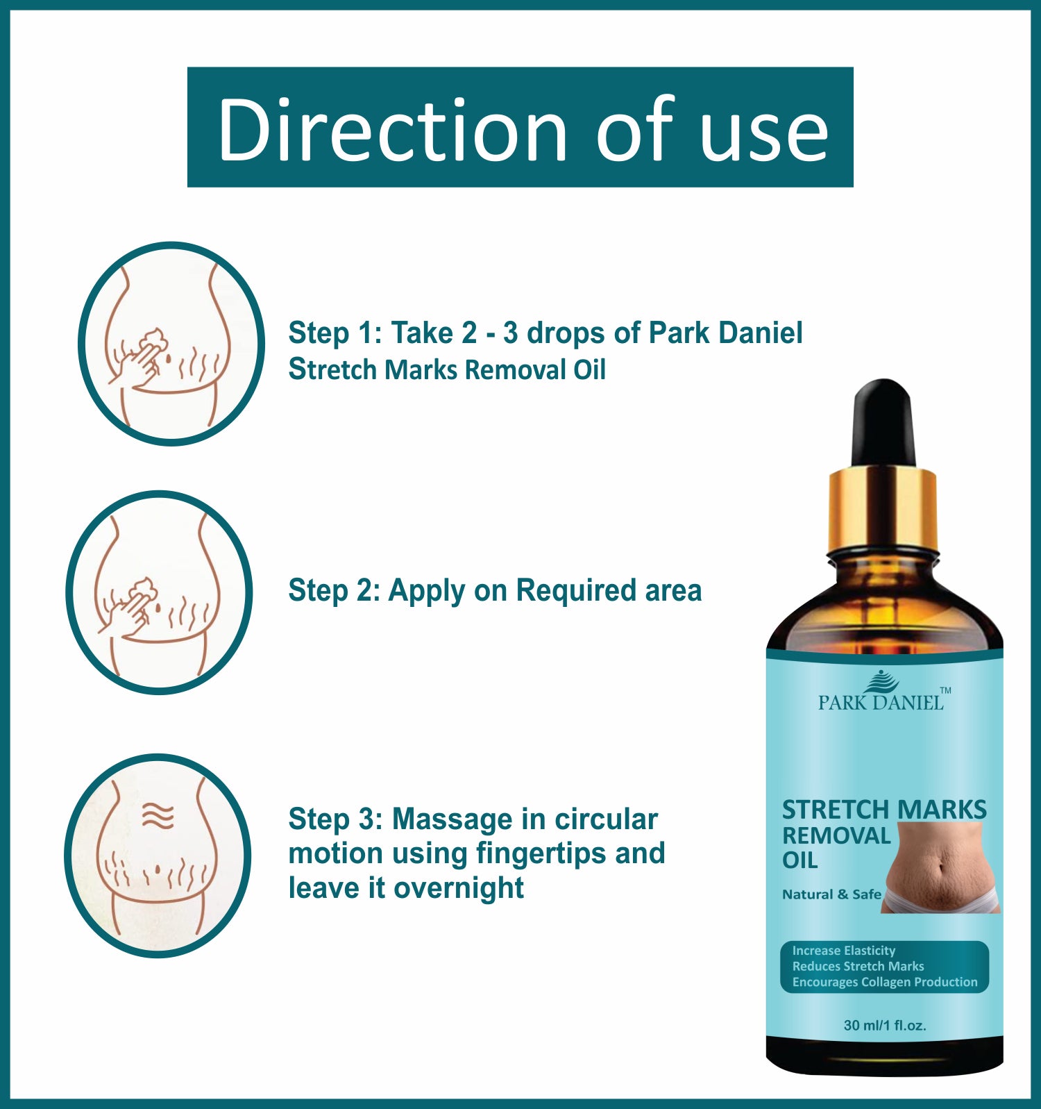 Premium Stretch Marks Removal Oil