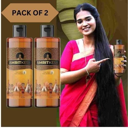 Amritkesh Tribal Black Hair Growth Oil (Pack of 2)