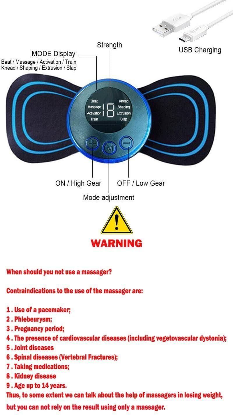 Reusable EMS Bioelectric Acupoints Massager